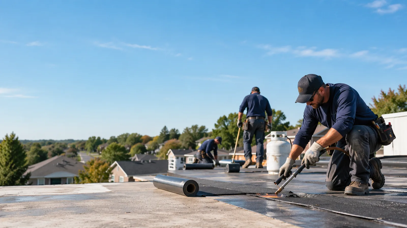 Flat Roof Leak Repair providers in Beason, IL